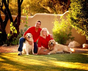 Family Portrait With Pets